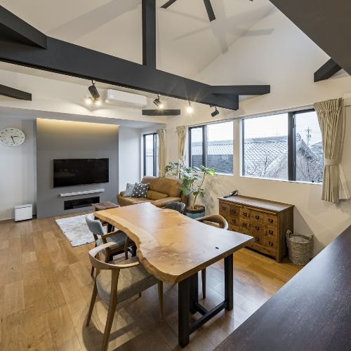 インダストリアルな家