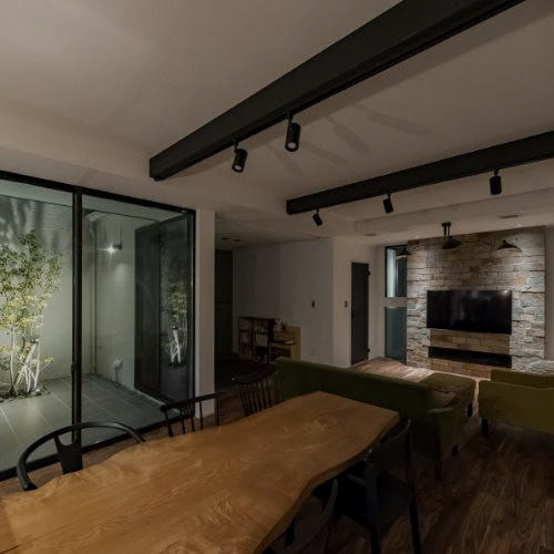 インダストリアルな家