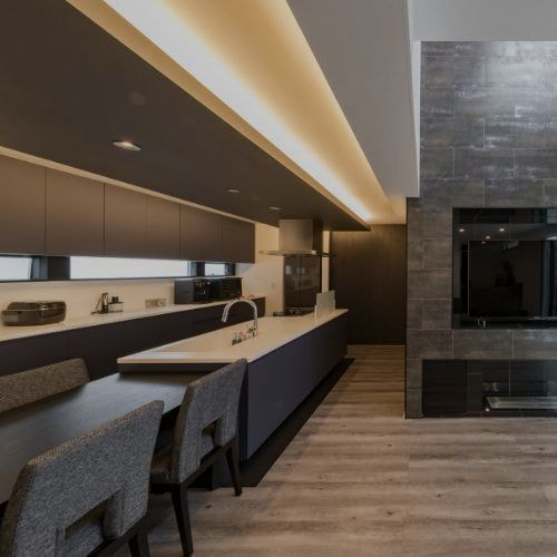 閉鎖性と開放性を兼ね備えた家